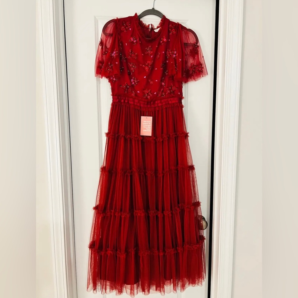 Ivy City Co Anastasia Dress in size small. Lined Sleeves. BNWT.